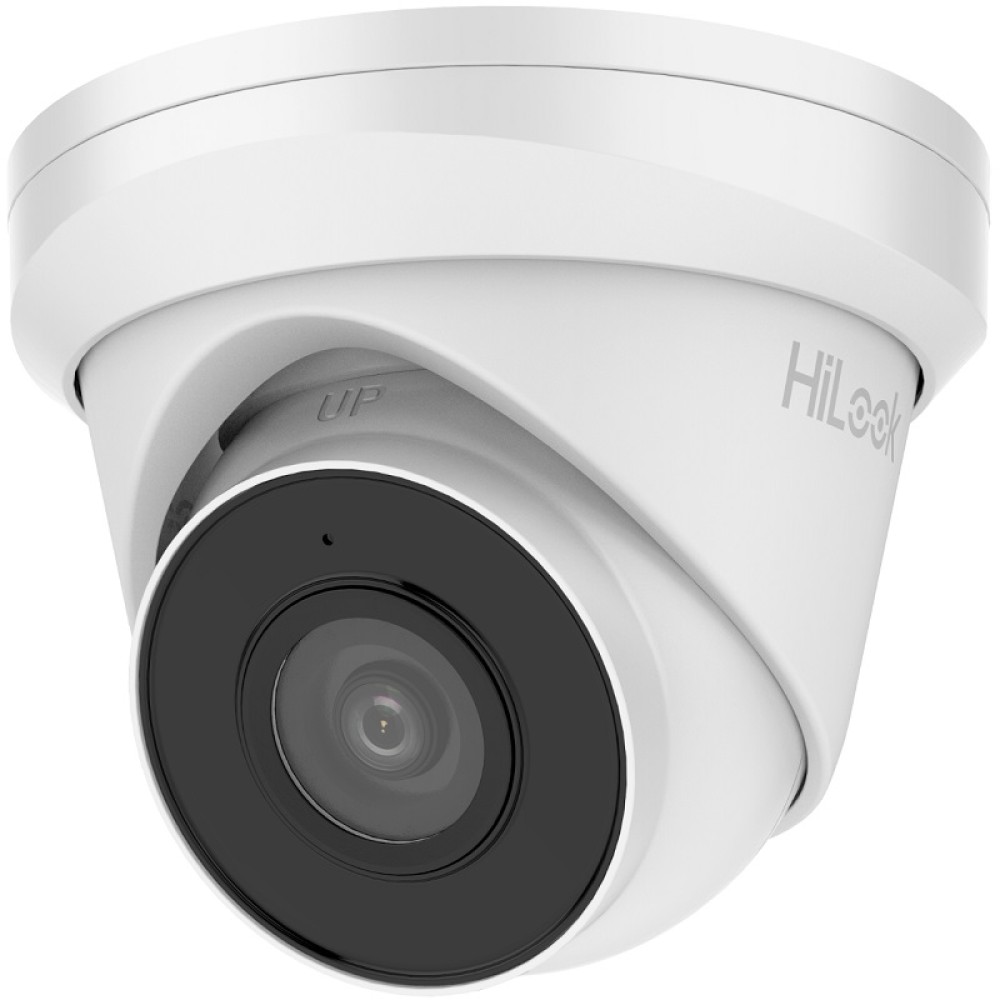 HiLook Hikvision IPC-T250H-MU Telecamera IP Torretta 5MP PoE Con Microfono E Visione Notturna 30m